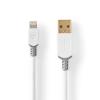 CAVO CELLULARE USB BANDRIDGE CCBP39300WT20 PER SINCRONIZZAZIONE E RICARICA APPLE Lightning - A Maschio 2.00 m Bianco